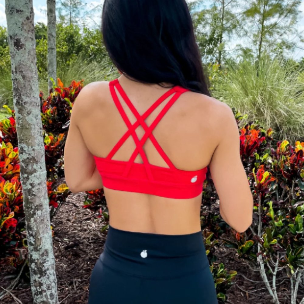 NWOT Popfit Worldwide Sports Bra
